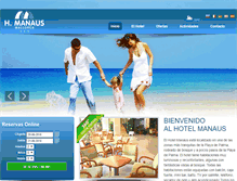 Tablet Screenshot of hotelmanaus.com